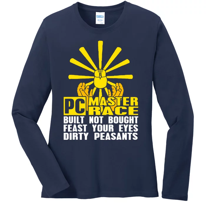 Pc Master Race Gaming Ladies Long Sleeve Shirt