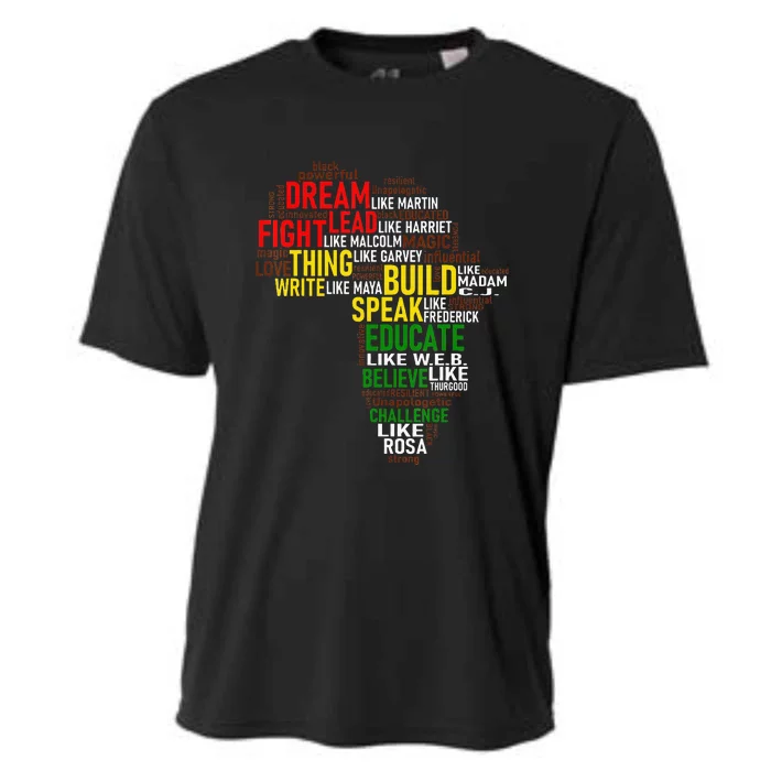 Proud My Roots African Pride Dream Like Martin Cooling Performance Crew T-Shirt