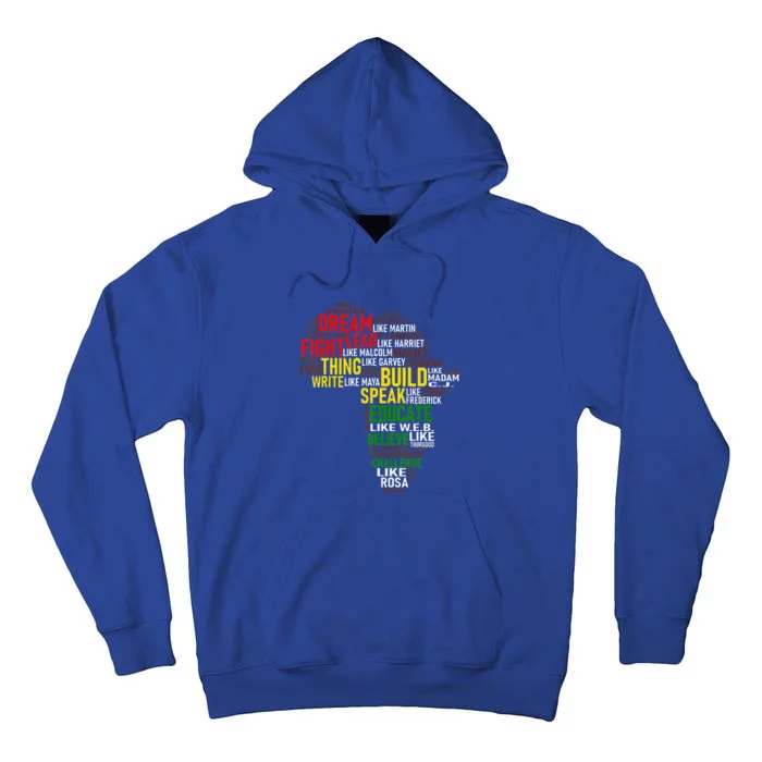 Proud My Roots African Pride Dream Like Martin Tall Hoodie