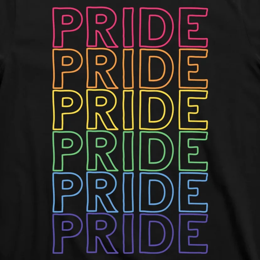 Pride Month Rainbow Retro T-Shirt