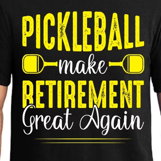 Pickleball Make Retirement Great Again Funny Pickleball Gift Pajama Set