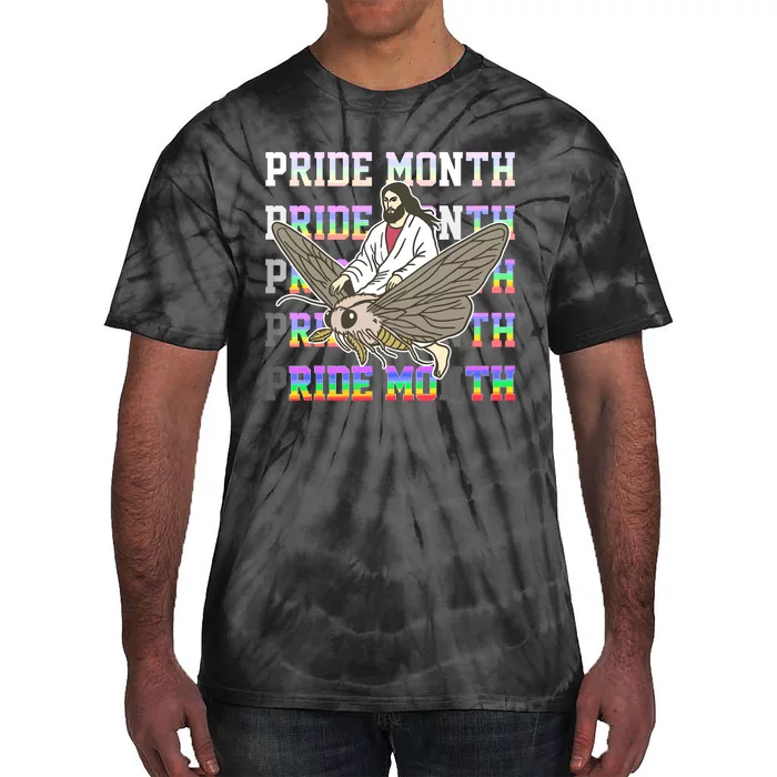 Pride Month Ride Moth Tie-Dye T-Shirt