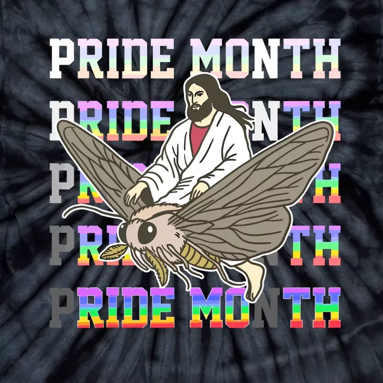 Pride Month Ride Moth Tie-Dye T-Shirt