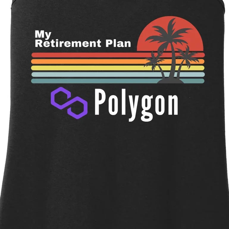 Polygon My Retirement Plan, Polygon Logo, Polygon Crypto Ladies Essential Tank