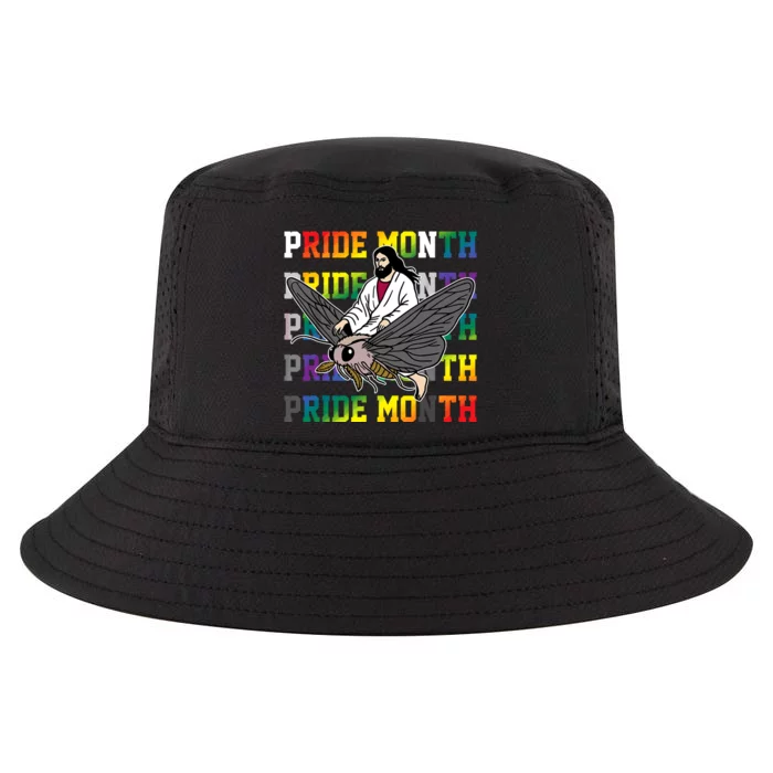 Pride Month Ride Moth Cool Comfort Performance Bucket Hat