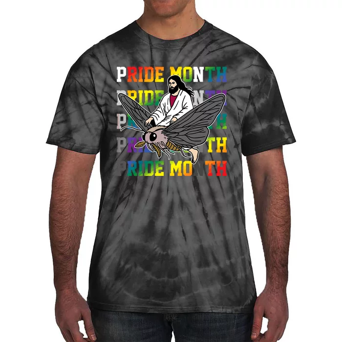 Pride Month Ride Moth Tie-Dye T-Shirt