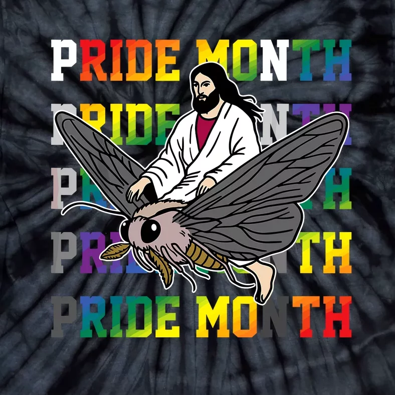 Pride Month Ride Moth Tie-Dye T-Shirt