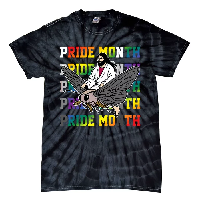 Pride Month Ride Moth Tie-Dye T-Shirt