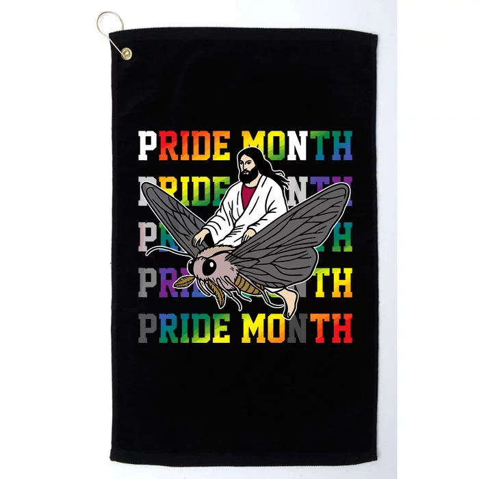 Pride Month Ride Moth Platinum Collection Golf Towel