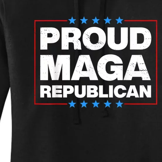 Proud MAGA Republican F Around And Find Out Anti Donkey Pox Women's Pullover Hoodie