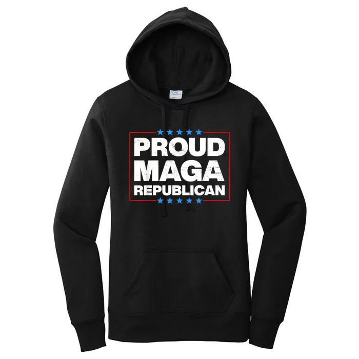 Proud MAGA Republican F Around And Find Out Anti Donkey Pox Women's Pullover Hoodie