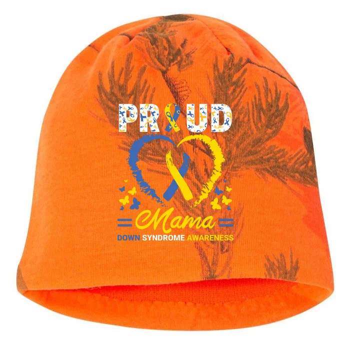 Proud Mama Ribbon Gift For Down Syndrome Awareness Kati - Camo Knit Beanie