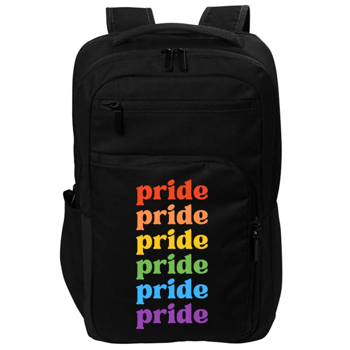 Pride Month Rainbow LGBTQ Impact Tech Backpack