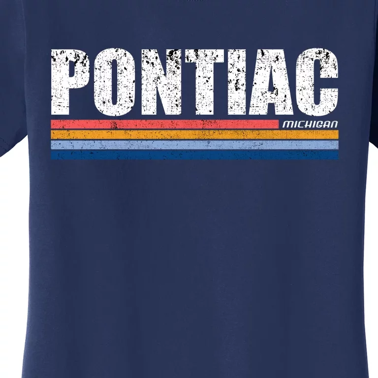 Pontiac Michigan Retro Women's T-Shirt