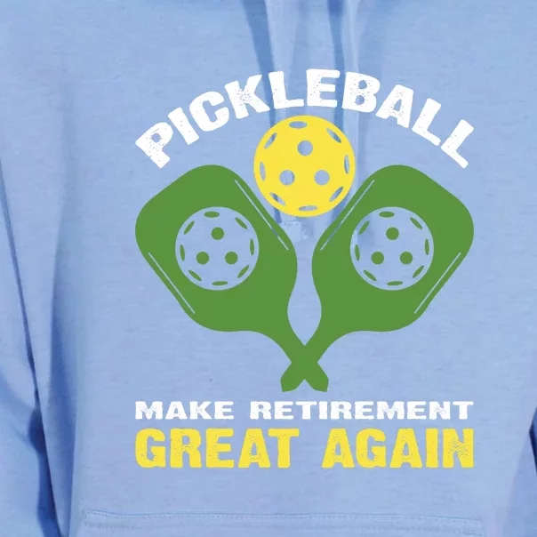 Pickleball Make Retirement Great Again Gift Pickleball Paddles Unisex Surf Hoodie