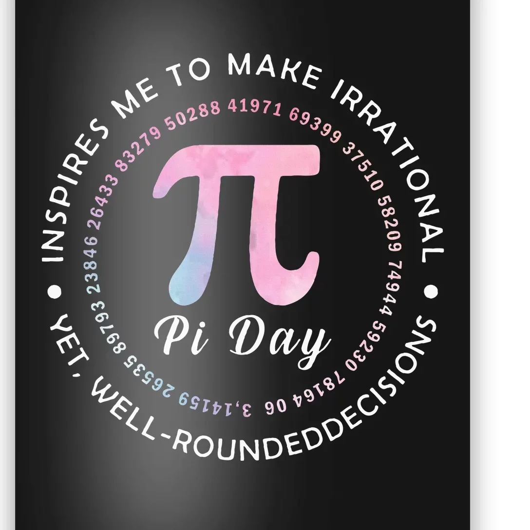 Pi Math Science Teacher 3.14 Funny Pi Day Lovers Poster