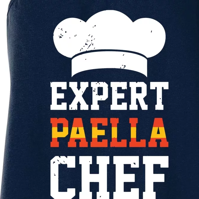 Paella Maker Spanish Cuisine Culinary Paella Making Chef Premium Women's Racerback Tank