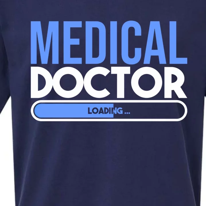 Pre Med Students Med School Students Medical Doctor Loading Gift Sueded Cloud Jersey T-Shirt