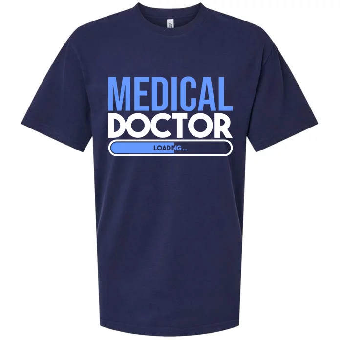 Pre Med Students Med School Students Medical Doctor Loading Gift Sueded Cloud Jersey T-Shirt