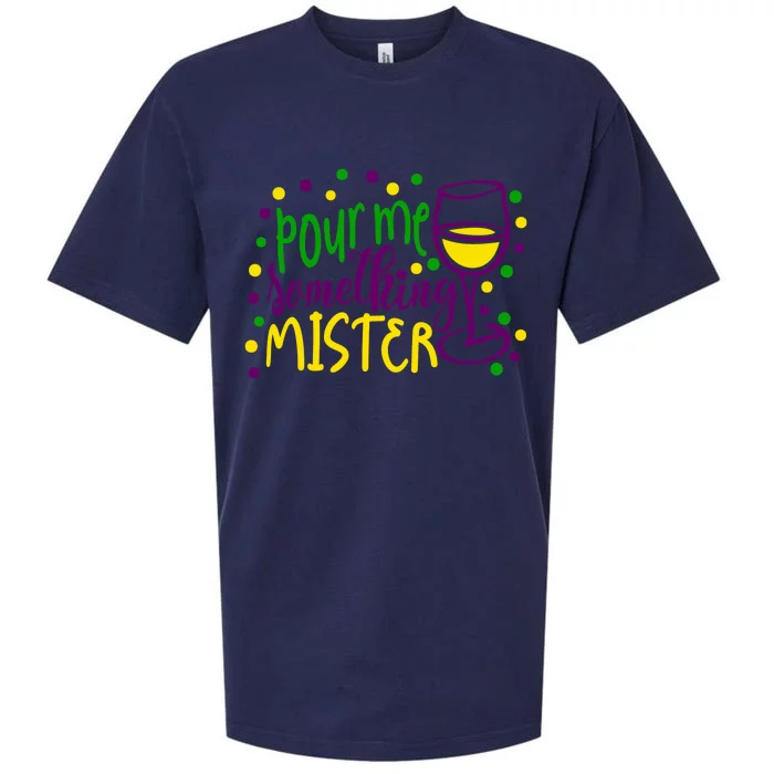 Pour Me Something Mister Mardi Gras Party Sueded Cloud Jersey T-Shirt