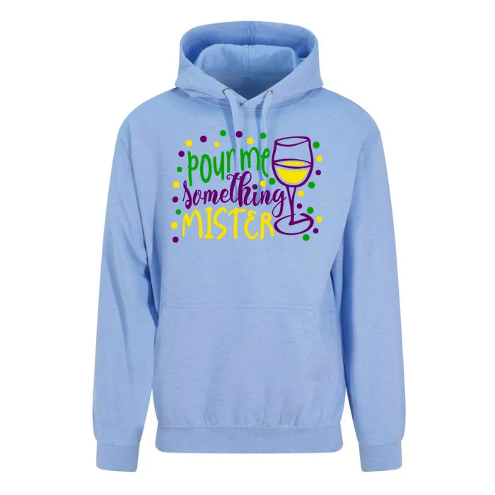 Pour Me Something Mister Mardi Gras Party Unisex Surf Hoodie