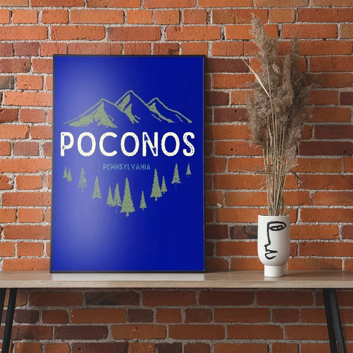 Pocono Mountains Souvenir Poconos Pennsylvania Poster