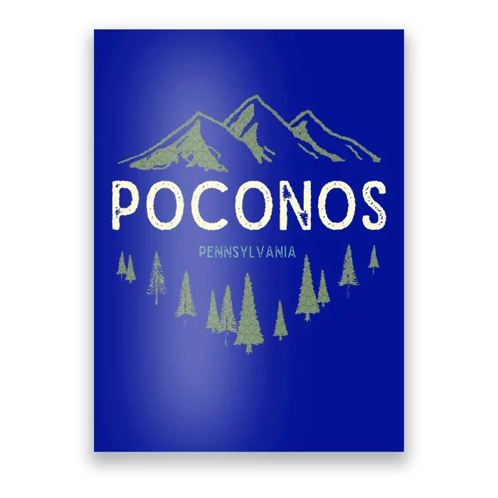 Pocono Mountains Souvenir Poconos Pennsylvania Poster