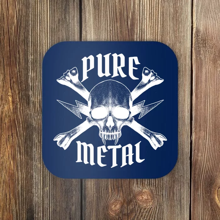 Pure Metal Skull Bone Coaster