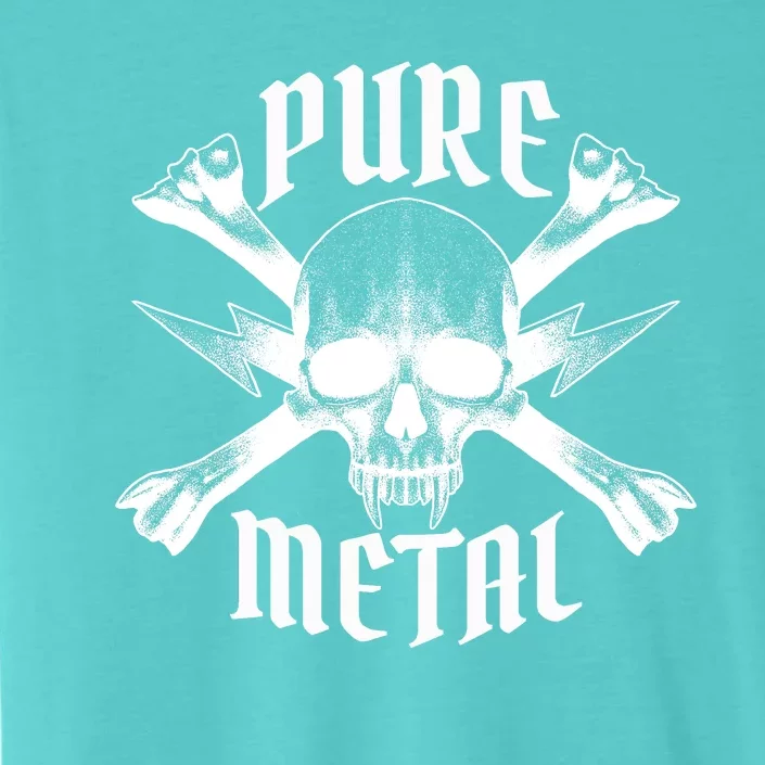 Pure Metal Skull Bone ChromaSoft Performance T-Shirt