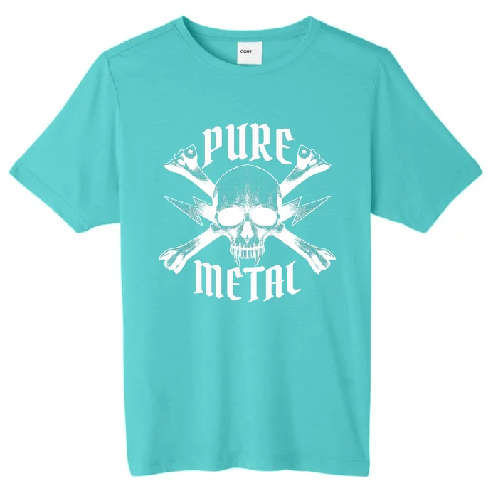 Pure Metal Skull Bone ChromaSoft Performance T-Shirt