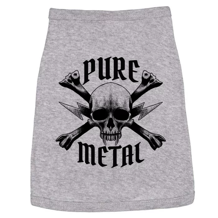 Pure Metal Skull Bone Doggie Tank