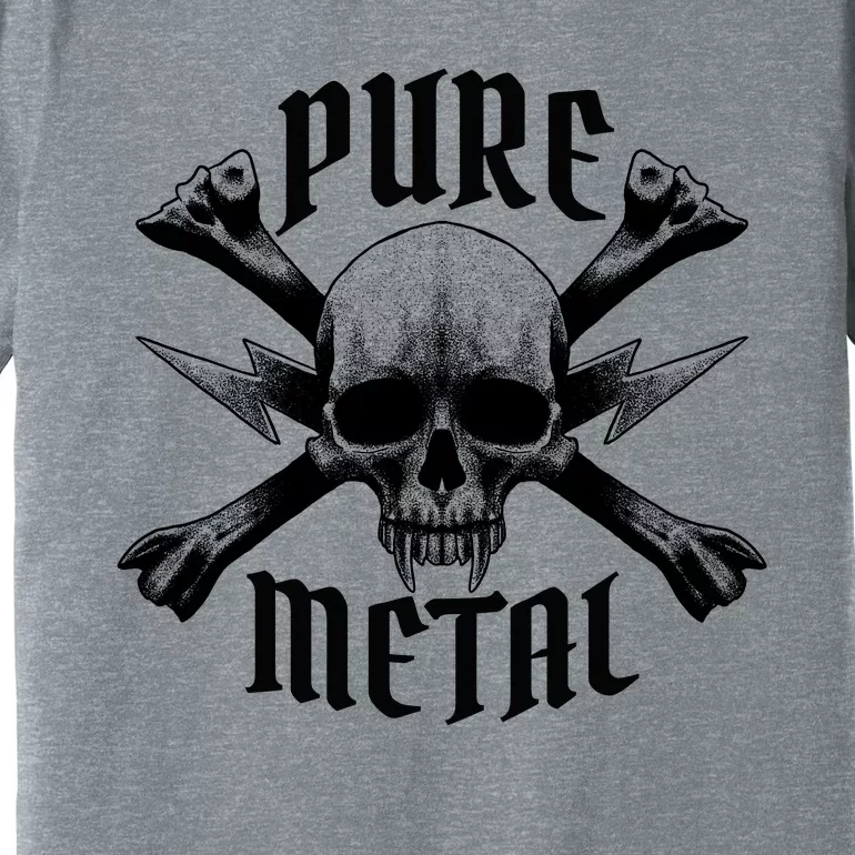 Pure Metal Skull Bone Premium T-Shirt