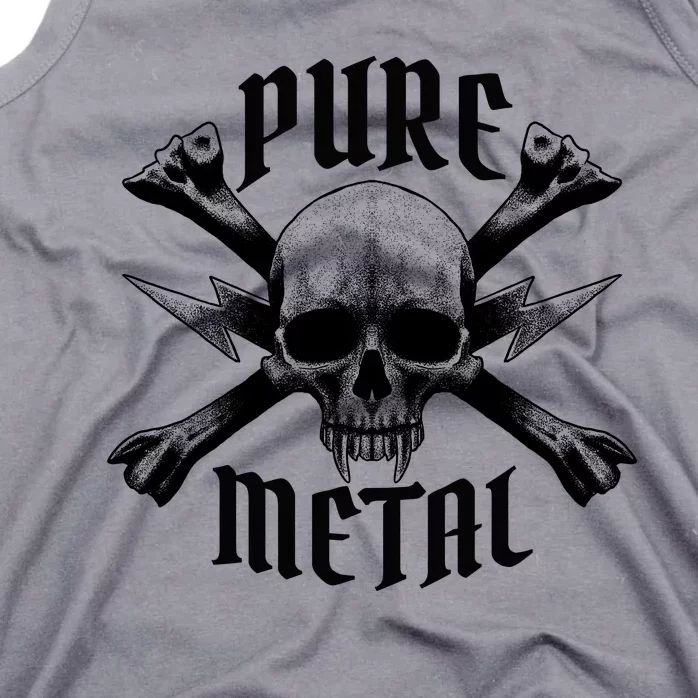 Pure Metal Skull Bone Tank Top