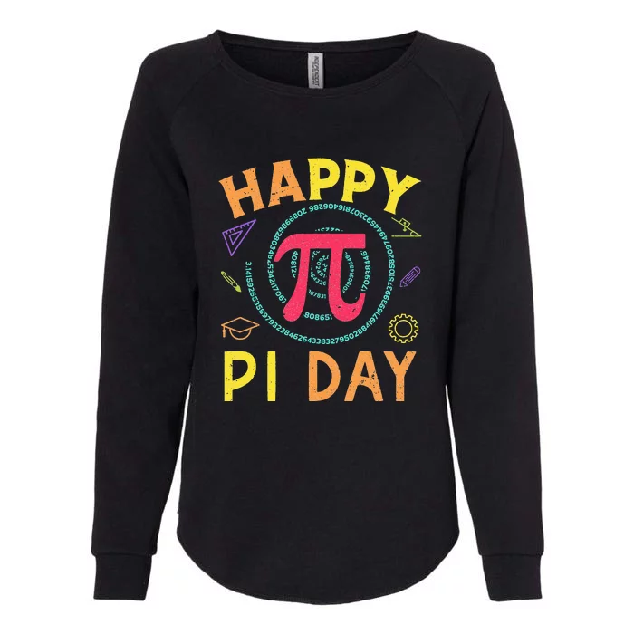 Pi Math Science STEM Gift 3.14 Pi Day Vintage Retro Womens California Wash Sweatshirt