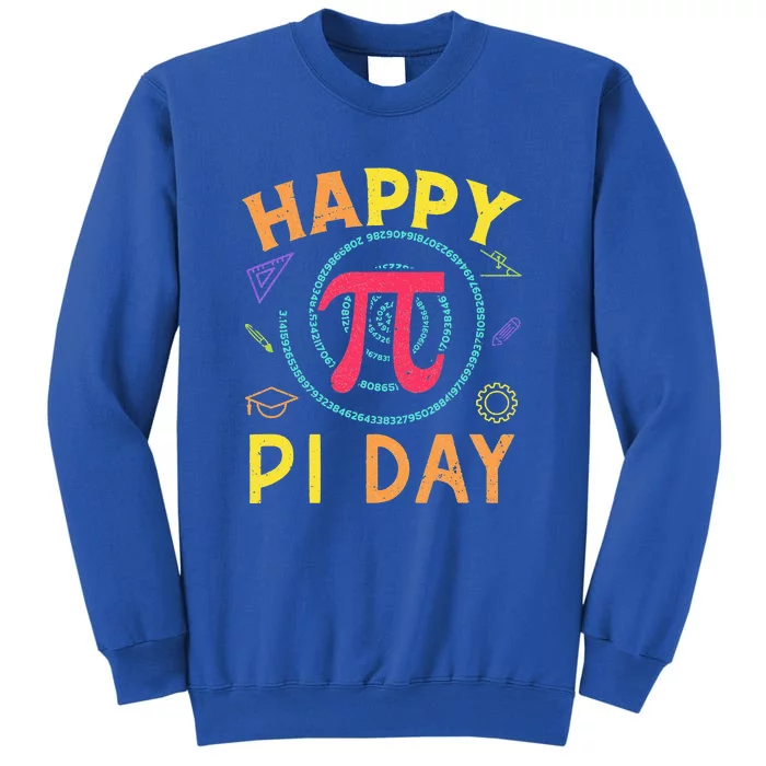 Pi Math Science STEM Gift 3.14 Pi Day Vintage Retro Sweatshirt