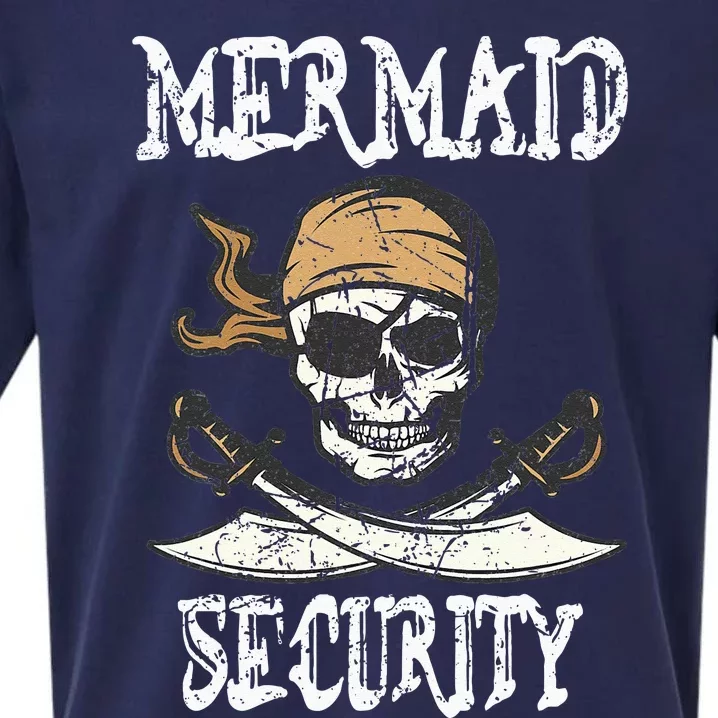 Pirate Mermaid Security Pirates & Mermaids Party Sueded Cloud Jersey T-Shirt