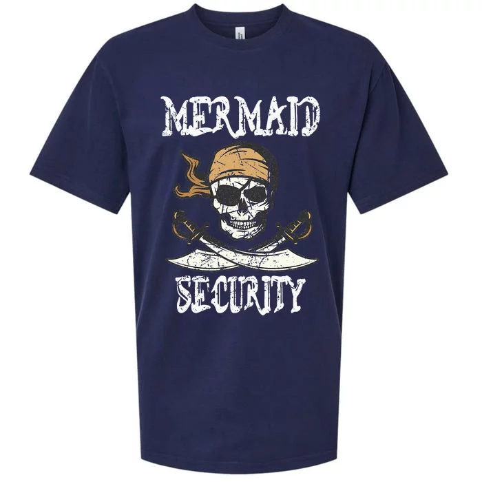 Pirate Mermaid Security Pirates & Mermaids Party Sueded Cloud Jersey T-Shirt