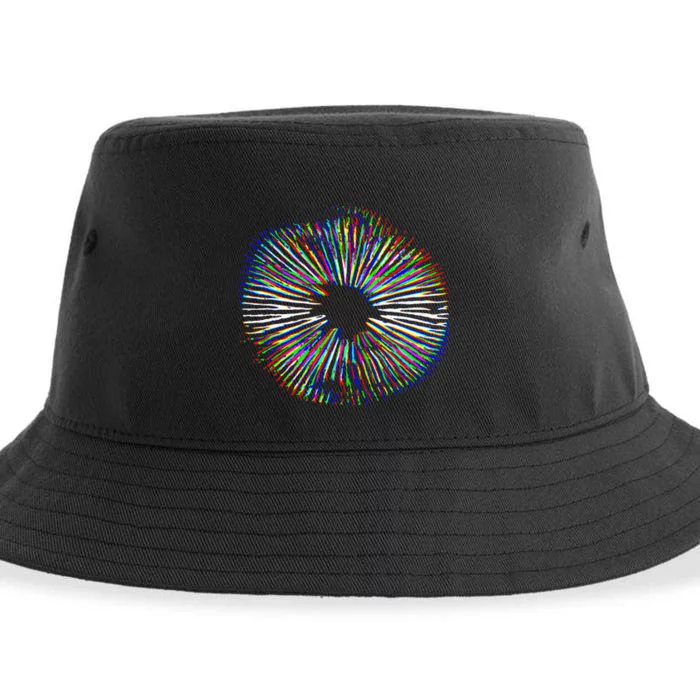 Psychedelic Mushroom Spore Mushroom Magic Present Sustainable Bucket Hat