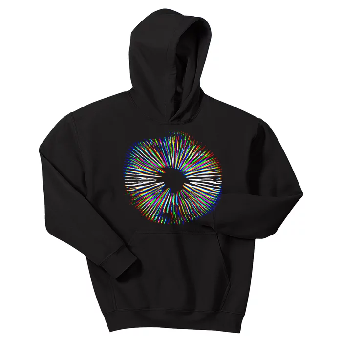 Psychedelic Mushroom Spore Mushroom Magic Present Kids Hoodie