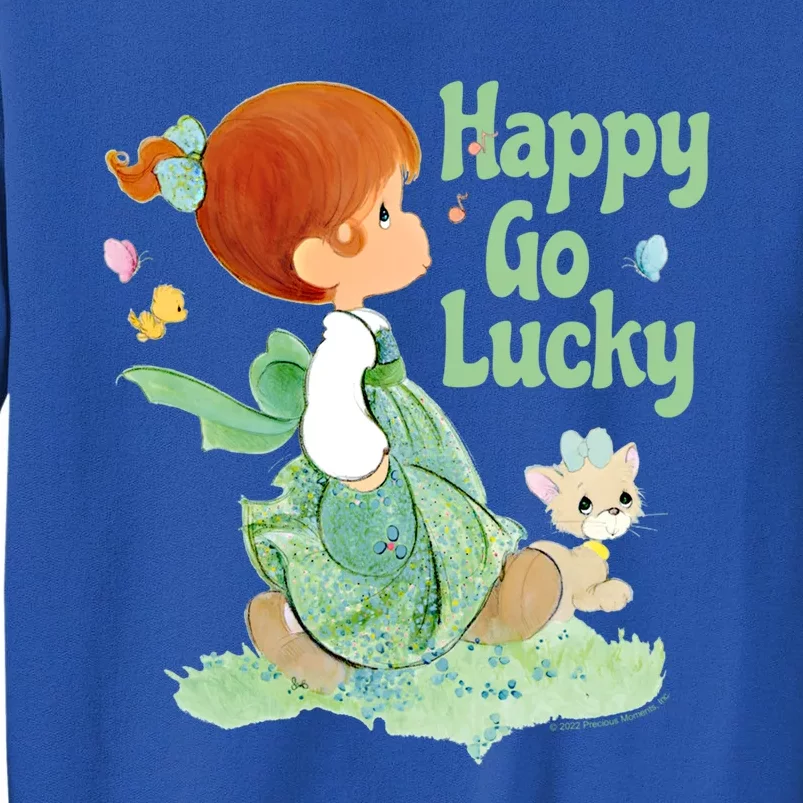 Precious Mots St Patrick's Day Happy Go Lucky Gift Tall Sweatshirt