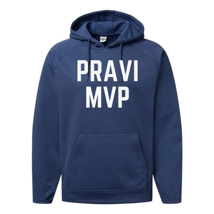 Pravi Mvp Slogan Dallas Performance Fleece Hoodie