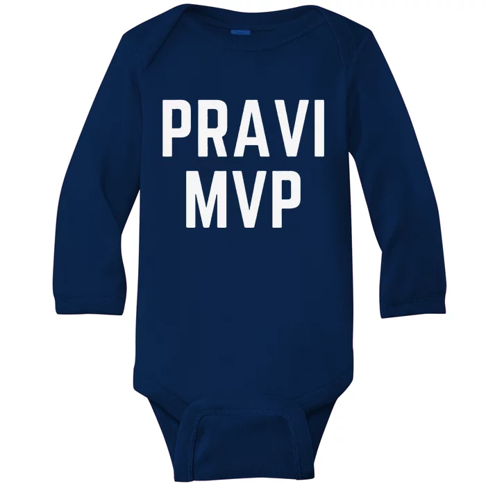 Pravi Mvp Slogan Dallas Baby Long Sleeve Bodysuit