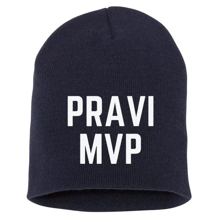 Pravi Mvp Slogan Dallas Short Acrylic Beanie