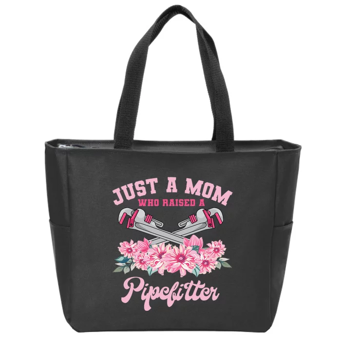 Pipefitter Mom Steamfitter Tradesman Plumber Mother's Day Zip Tote Bag