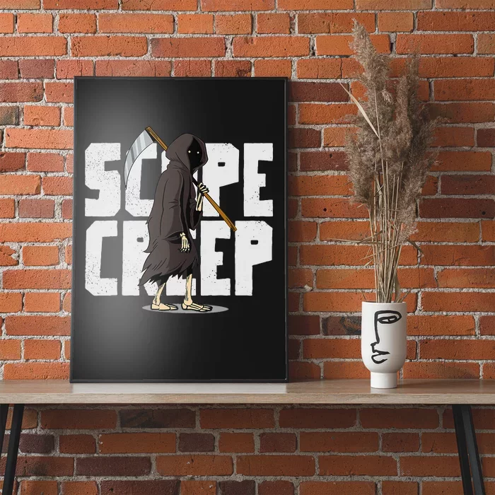 Project Management Scope Creep Halloween Grim Reaper Poster