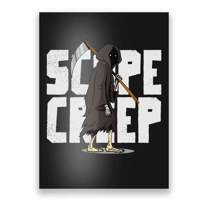 Project Management Scope Creep Halloween Grim Reaper Poster