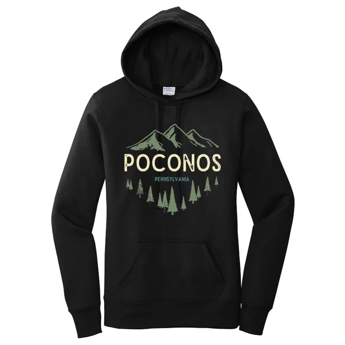 Pocono Mountains Souvenir Poconos Pennsylvania Women's Pullover Hoodie