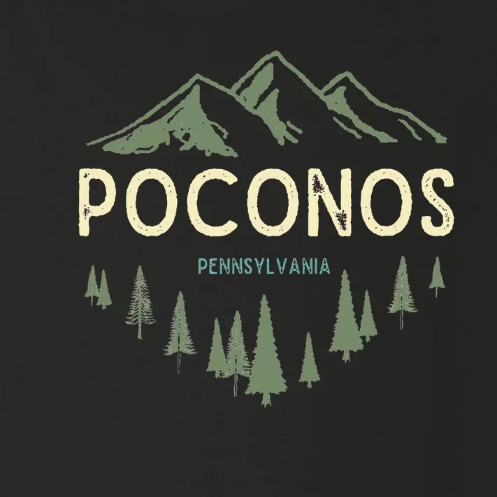 Pocono Mountains Souvenir Poconos Pennsylvania Toddler Long Sleeve Shirt