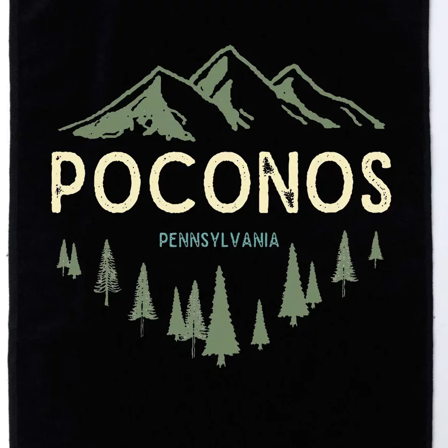 Pocono Mountains Souvenir Poconos Pennsylvania Platinum Collection Golf Towel