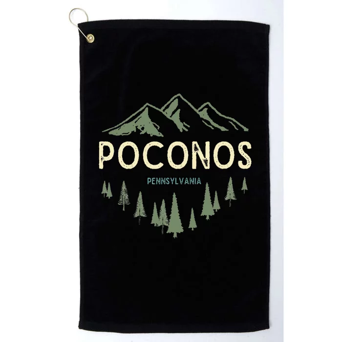 Pocono Mountains Souvenir Poconos Pennsylvania Platinum Collection Golf Towel